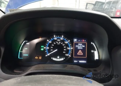 2019 Hyundai Ioniq Hybrid Blue z USA, uszkodzony, nr VIN KMHC65LC1KU128365